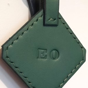 Porte-clés cuir - 7 couleurs - Emmanuelle Olivier Maroquinerie