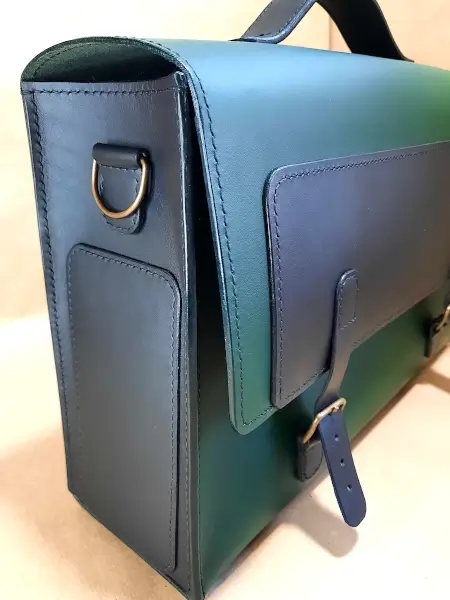 L'atelier - Cartable semi mesure cuir - Emmanuelle Olivier Maroquinerie