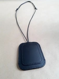 Porte-clés En Cuir Forme Cloche Safekeepers - Taille Normale Et XL, Couleur Noir Ou Cognac