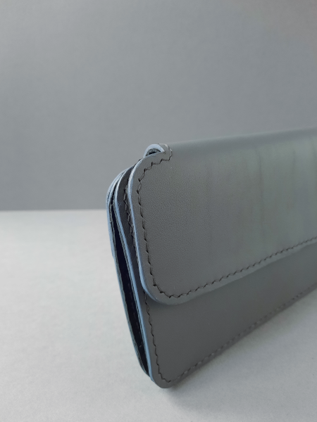 Pochette à billets - Collection Le Galet - Cuir français - Emmanuelle Olivier Maroquinerie