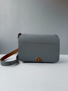 Sac Bandoulière en cuir - Collection Le Galet - Emmanuelle Olivier Maroquinerie